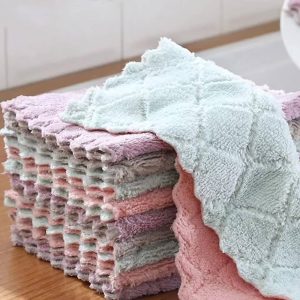 10PCS Microfiber Towel Absorbent