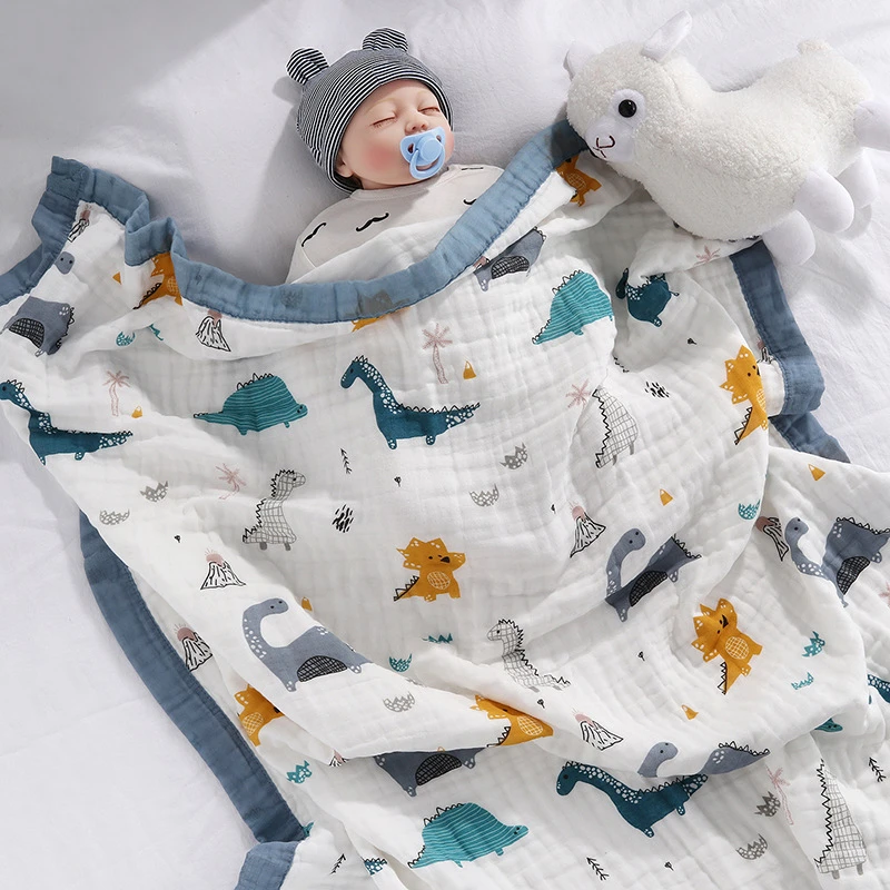 Pure Cotton Cartoon Pattern Baby Blankets